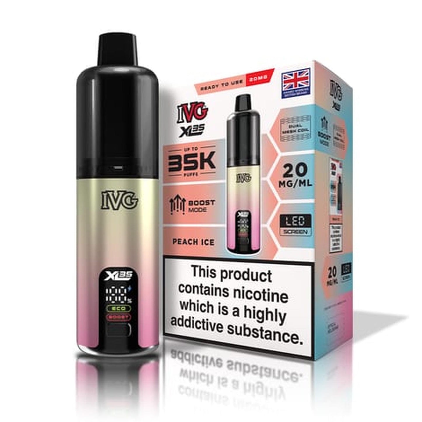 IVG XL 35K Puff Prefilled Pod Vape Kit - Box of 5