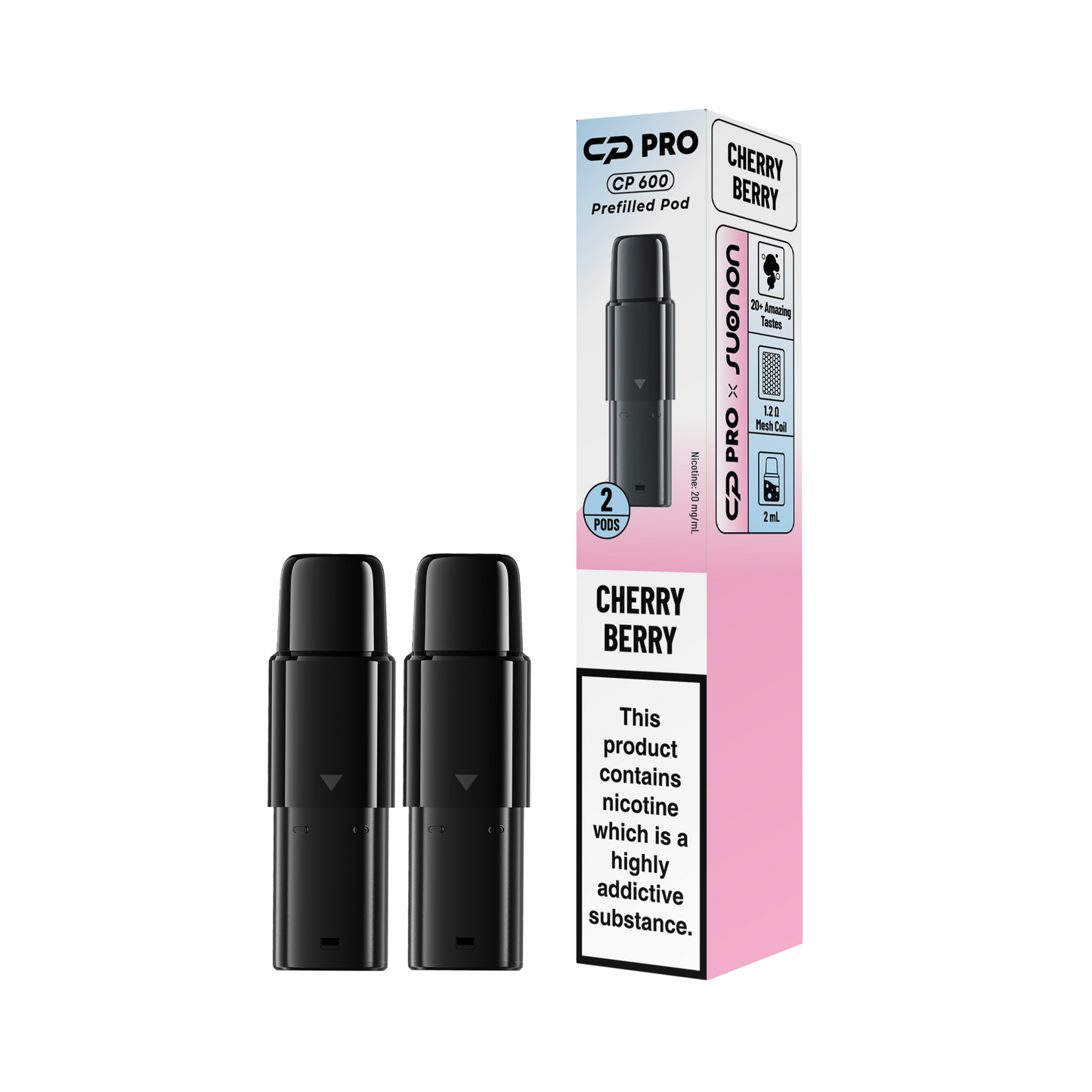 CP Pro 600 Prefilled Replacement Pods - Box of 20
