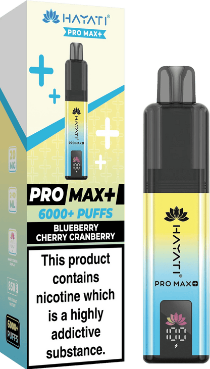 Hayati Pro Max Plus 6000 Puff Prefilled Pod Kit - Box of 5