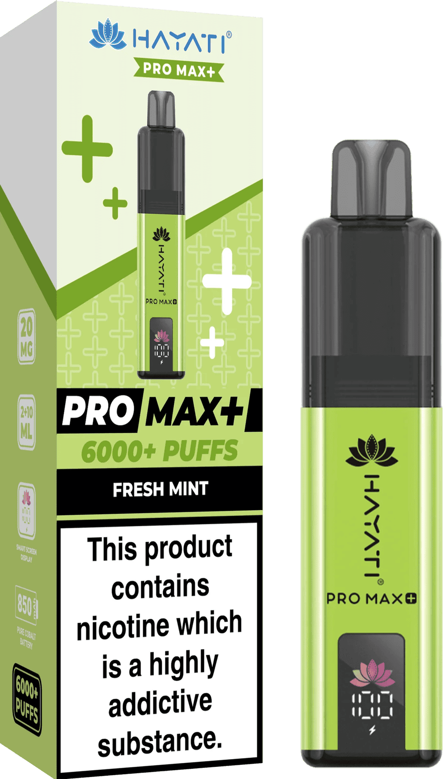 Hayati Pro Max Plus 6000 Puff Prefilled Pod Kit - Box of 5
