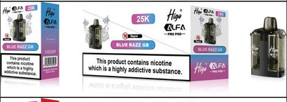 Higo Alfa Pro 25K Prefilled Pods Pack of 5 - Wholesale Price !