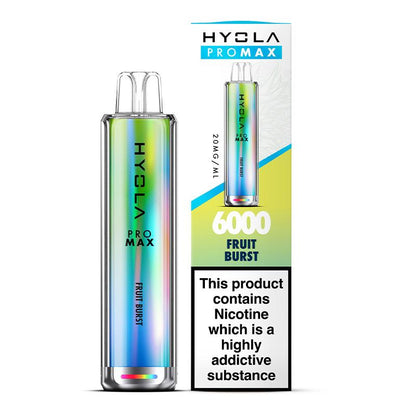Hyola Pro Max 6000 Puffs Prefilled Vape Pod Kit - Box of 10