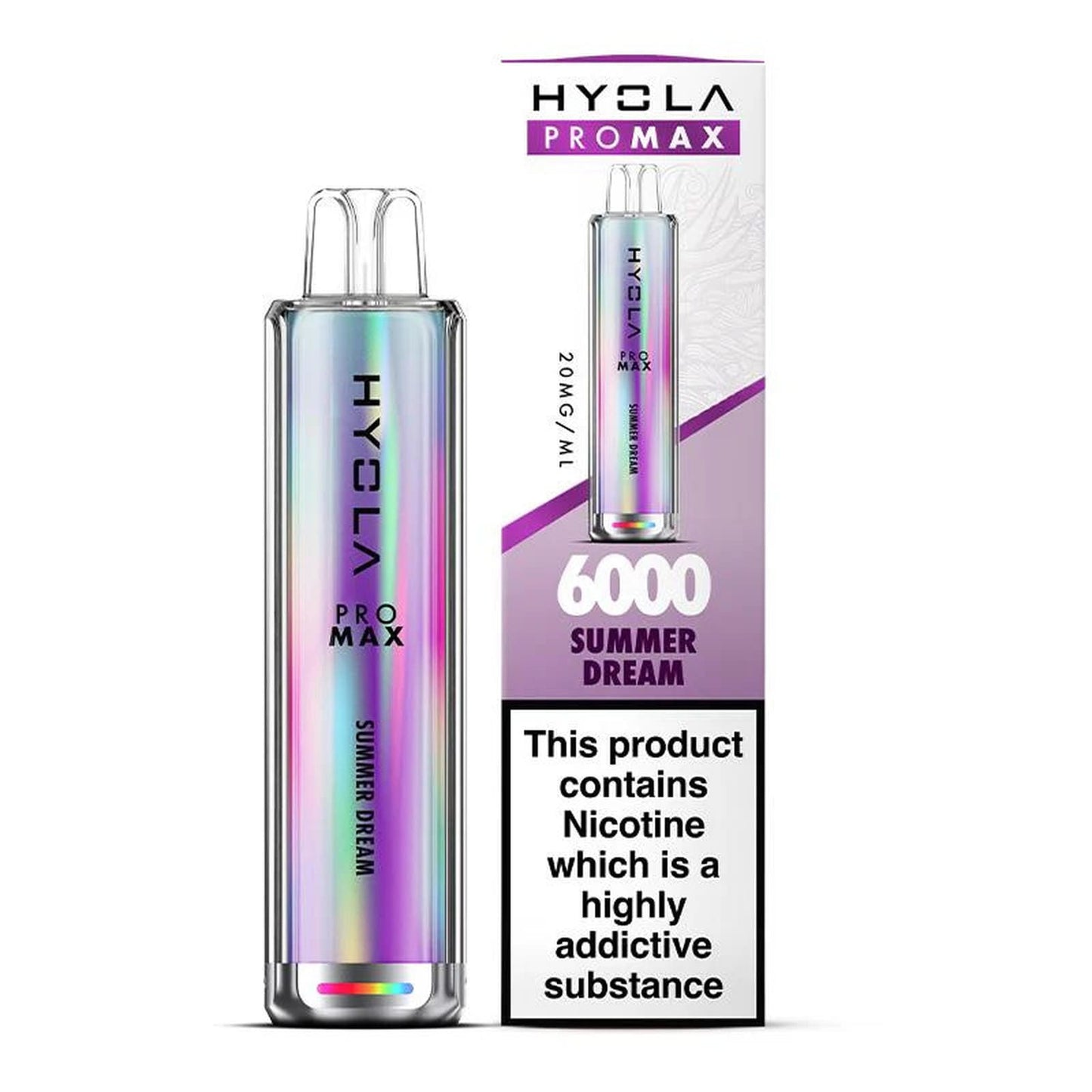 Hyola Pro Max 6000 Puffs Prefilled Vape Pod Kit - Box of 10