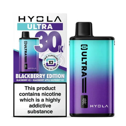 Hyola Ultra 30k Prefilled Pod Vape Kit Box of 5, Blackberry Edition Flavour
