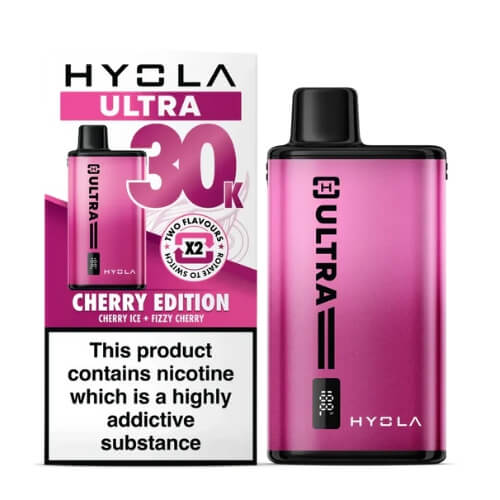 Hyola Ultra 30k Prefilled Pod Vape Kit Box of 5, Cherry Edition  Flavour