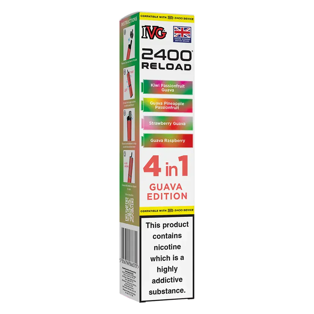 IVG 2400 4in1 Multi Flavour Edition Prefilled Pods