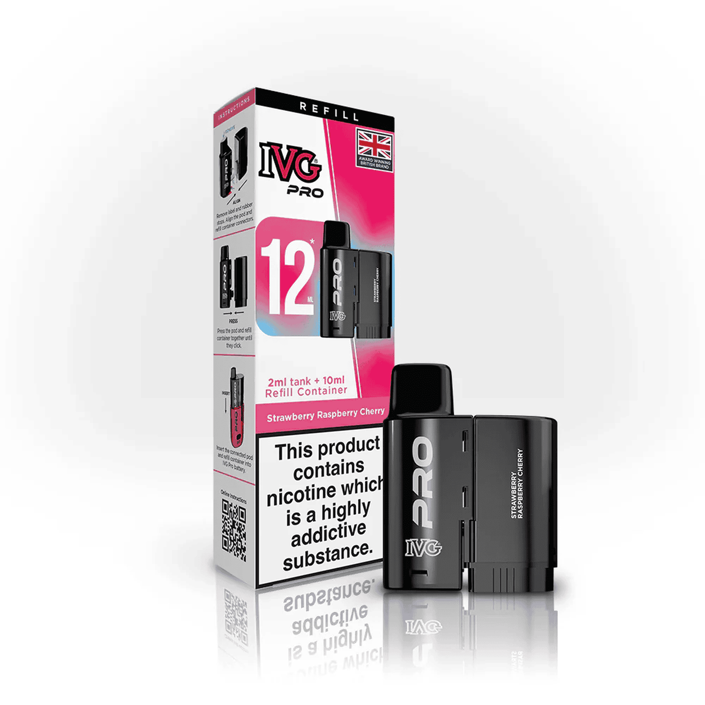 IVG Pro 12 10K Prefilled Replacement Pods - Box of 5