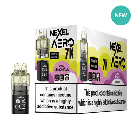 Nexel Aero 7K Prefilled Replacement Pods - Pack of 10