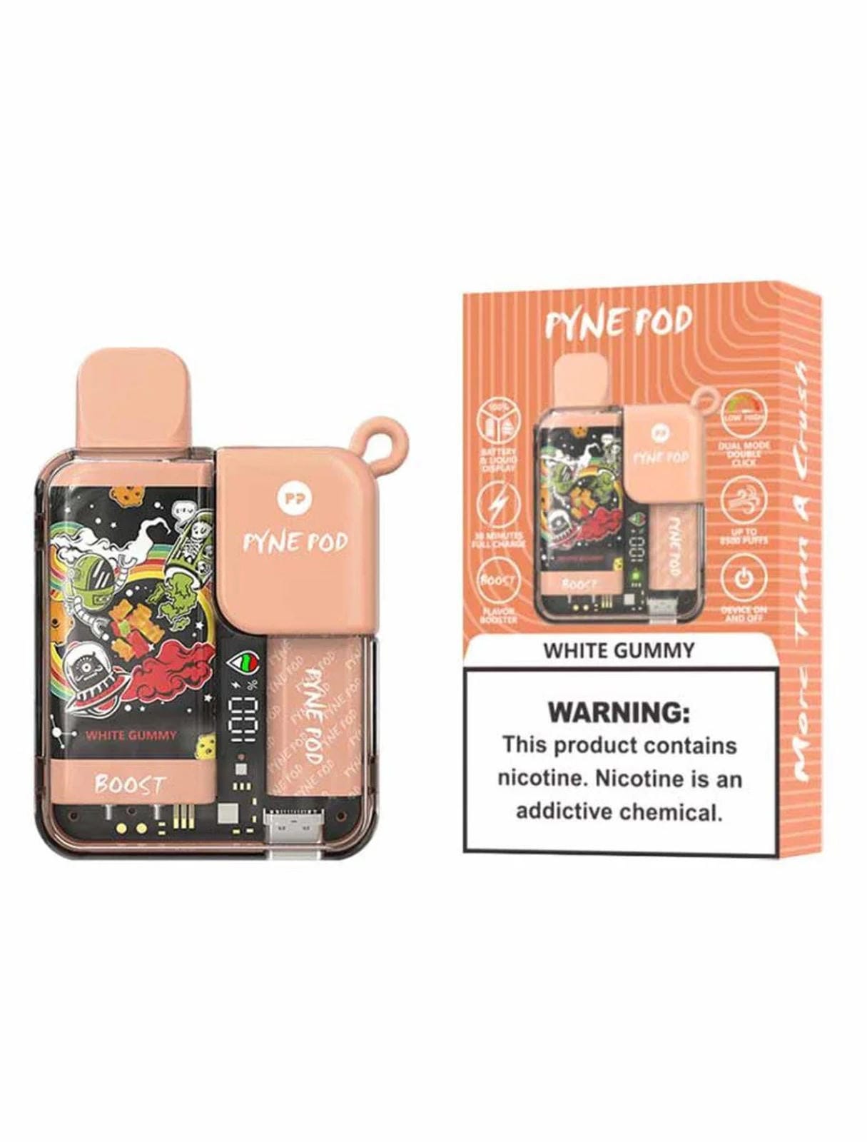 Pyne Pod Boost 8500 Puffs Prefilled Vape Pod Kit - Box of 10