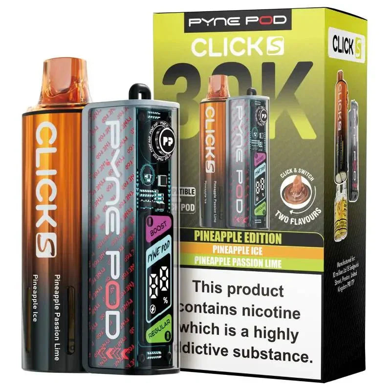Pyne Pod Click S 30K Pod Vape Kit Pack of 5 - option1