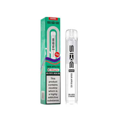 SKE Bar 600 Prefilled Pod box of 10 in Sugar Apple Ice at UK Vaper Wholesale