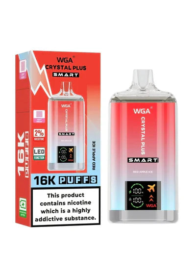 WGA Crystal Plus Smart 16K Prefilled Vape Kit - Box of 10
