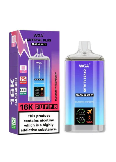WGA Crystal Plus Smart 16K Prefilled Vape Kit - Box of 10